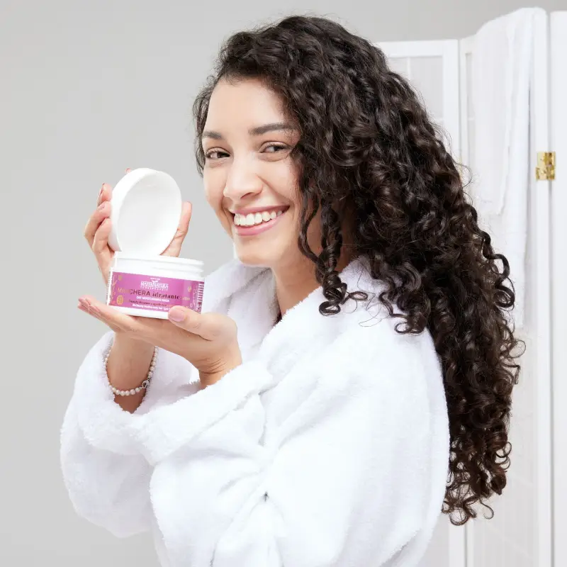 Balsamo, Maschere e Olii Maschera Idratante Capelli Ricci Avena - Maschera capelli secchi, Maschera capelli ricci, Capelli ricci, Capelli miniatura 4