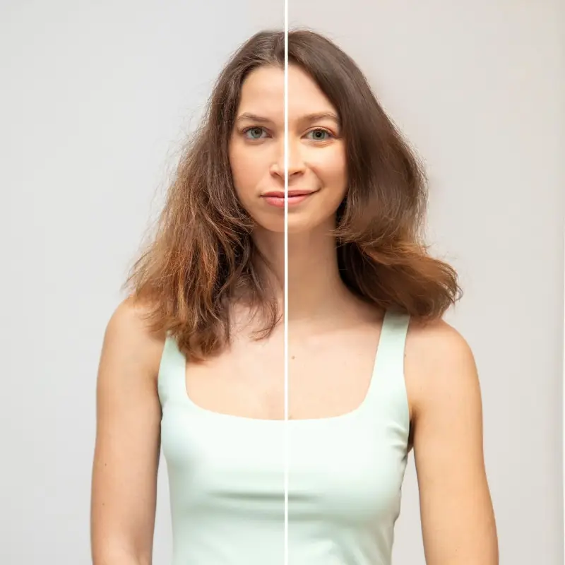 Routine Complete Kit Laminazione Capelli Per Capelli Sfibrati Con Cheratina Vegetale - Cofanetto per capelli miniatura 5