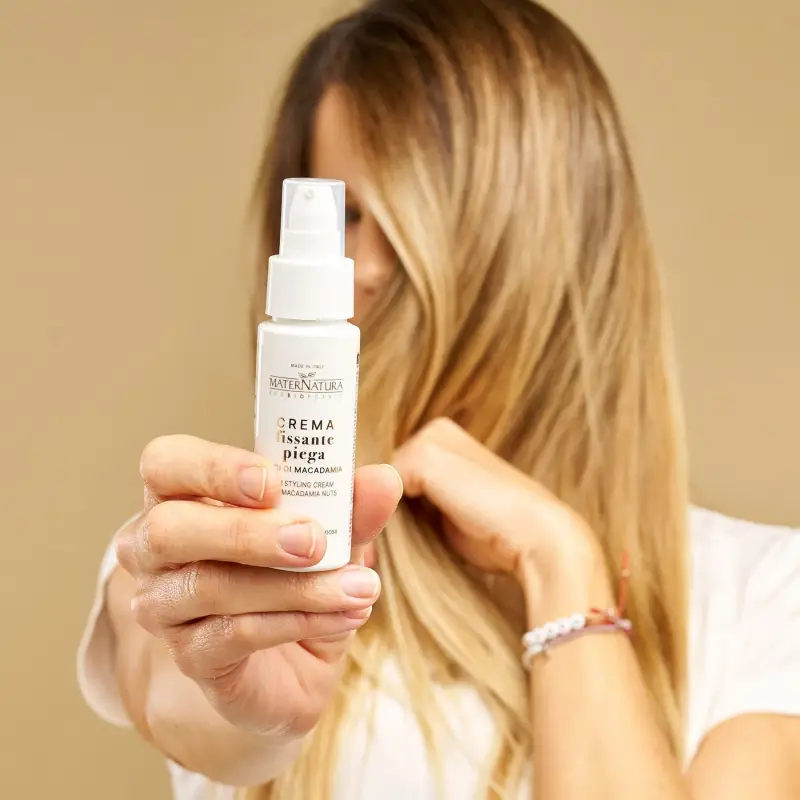 Styling e Finish Crema Fissante Piega Noci Di Macadamia - Styling e trattamento capelli miniatura 2