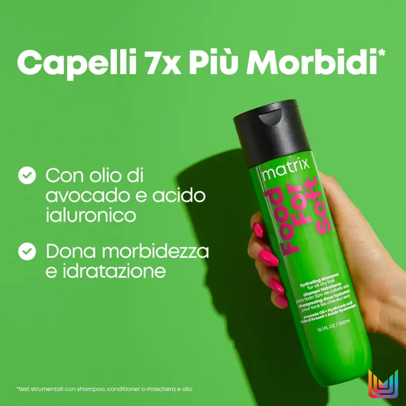 Food For Soft Hydrating Shampoo - Shampoo purificante, Capelli secchi, Capelli grassi miniatura 5