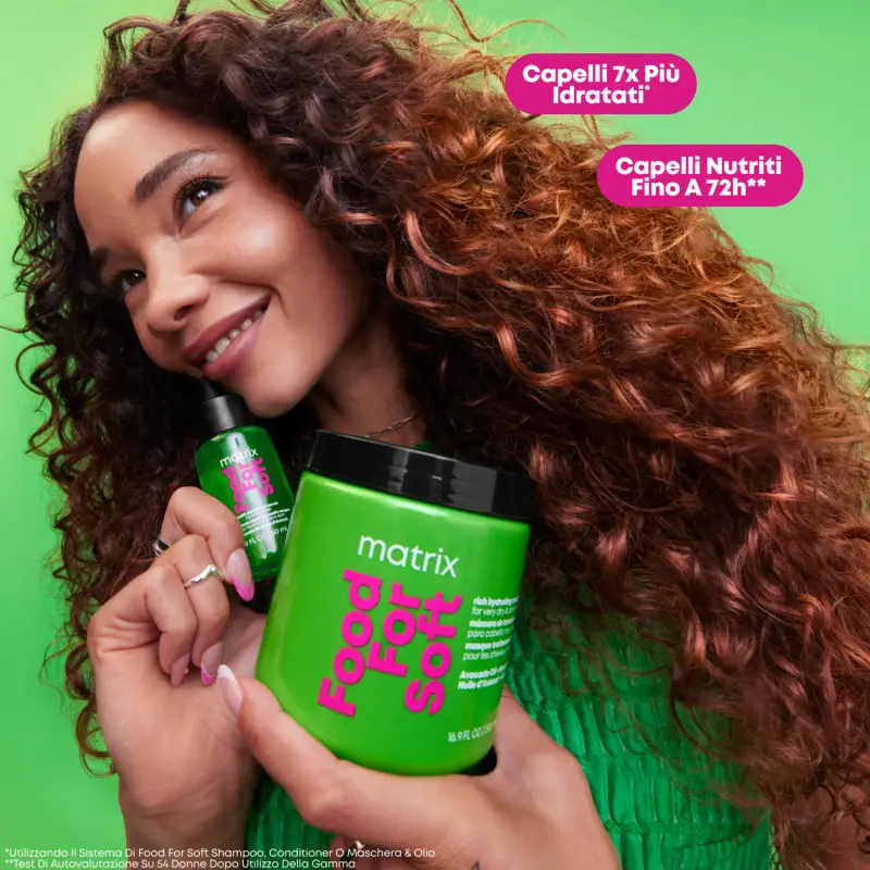 Food For Soft Maschera Idratante per Capelli Secchi e Porosi - Maschera capelli secchi, Capelli normali miniatura 5