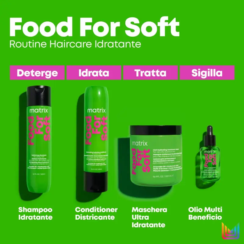 Food For Soft Rich Hydrating Treatment Mask - Maschera capelli secchi, Capelli normali miniatura 5