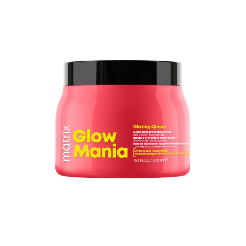 Glow Mania Super Gloss Protecting Mask - Maschera illuminante capelli,Capelli colorati