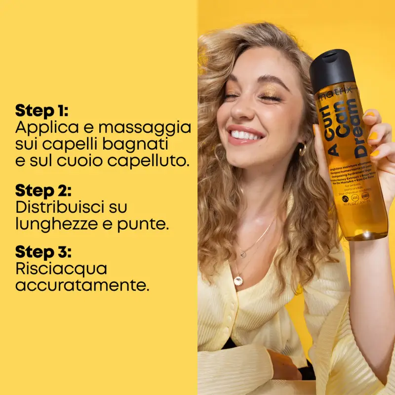 Total Results A Curl Can Dream Weightless Moisture Shampoo - Shampoo capelli ricci, Capelli ricci miniatura 4