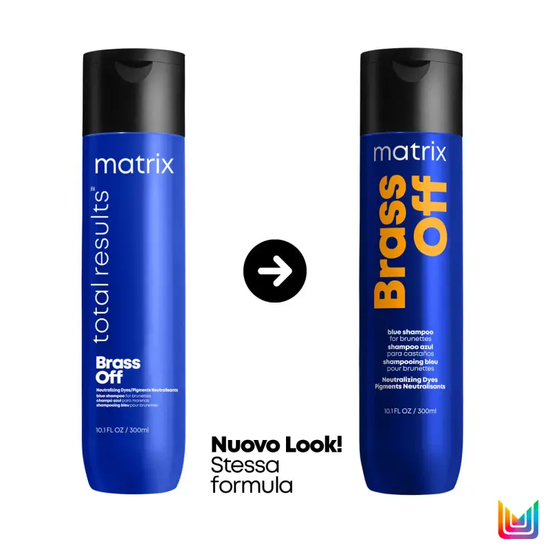 Total Results Brass Off Blue Shampoo - Shampoo capelli colorati, Capelli colorati miniatura 2