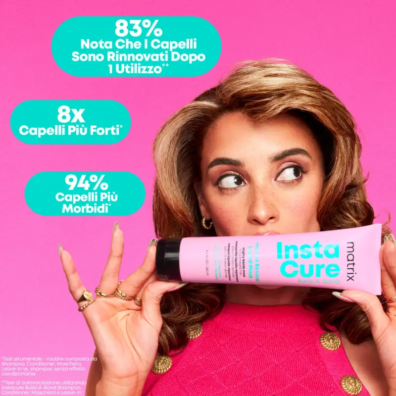Total Results Instacure Build-A-Bond Instant Revival Liquid Mask - Maschera capelli rovinati, Capelli danneggiati miniatura 3