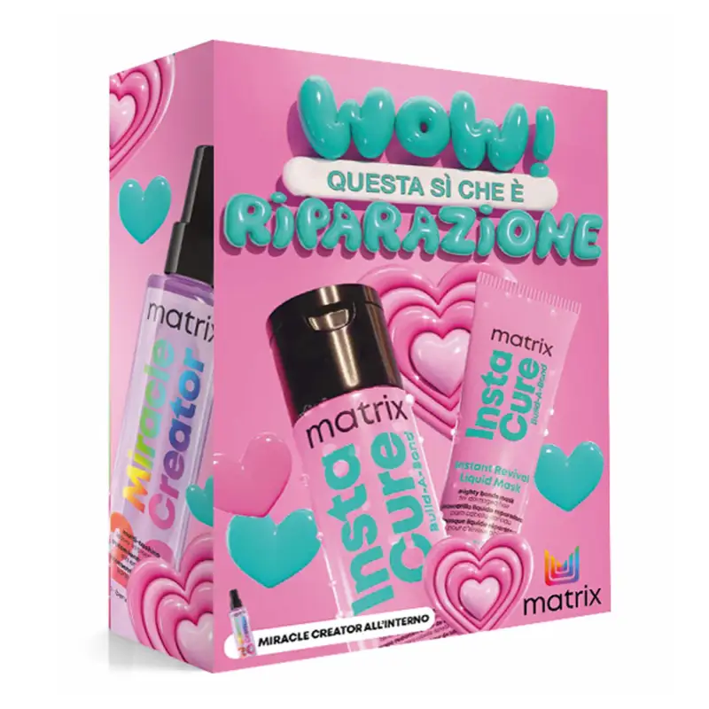 Total Results Instacure Cofanetto Natale Instacure Build-A-Bond - Shampoo riparatore, Capelli danneggiati, Cofanetto per capelli miniatura 2