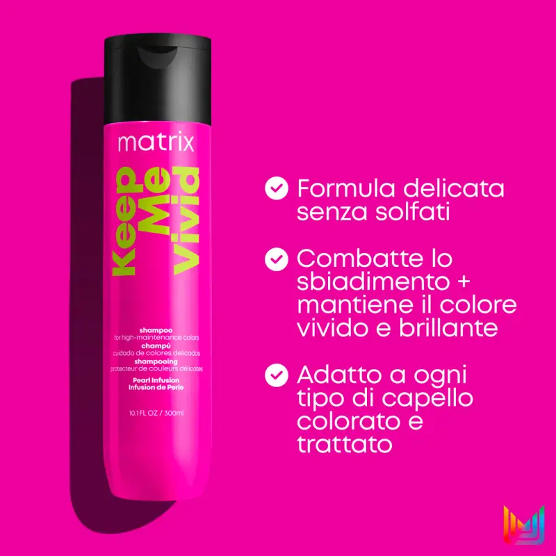 Total Results Keep Me Vivid Shampoo - Shampoo capelli colorati, Capelli colorati miniatura 4