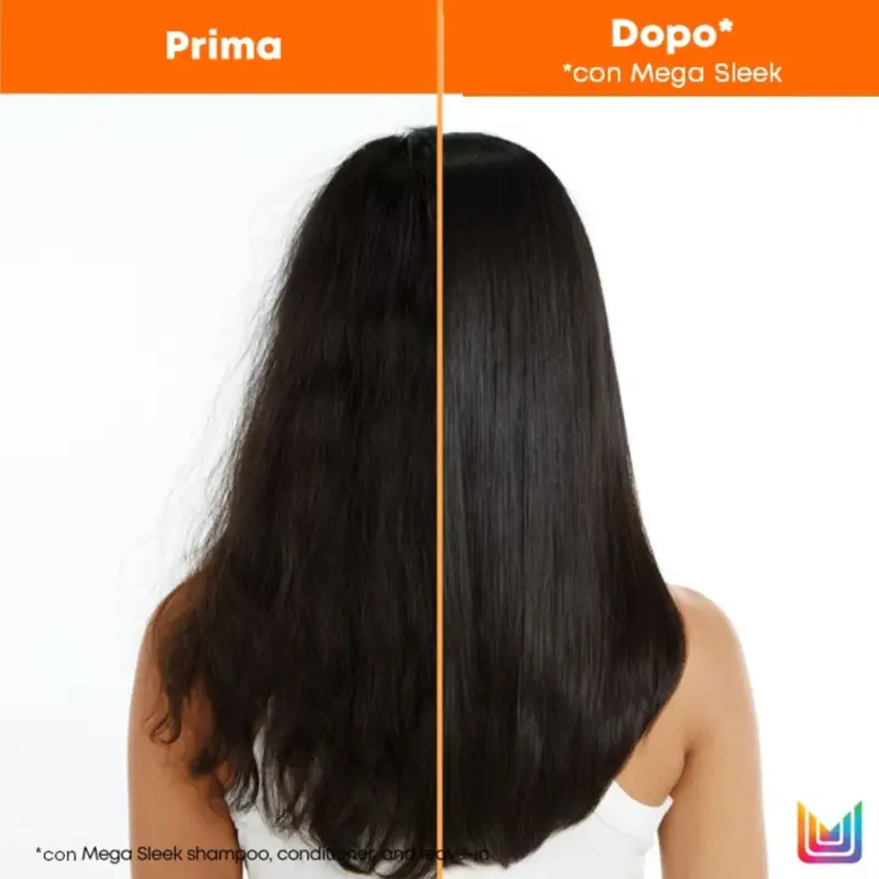 Total Results Mega Sleek Conditioner - Balsamo capelli lisciante, Capelli lisci, Capelli secchi miniatura 3