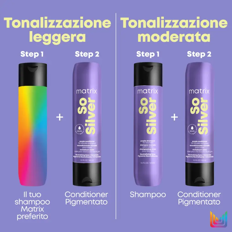 Total Results So Silver Purple Conditioner - Capelli colorati miniatura 5
