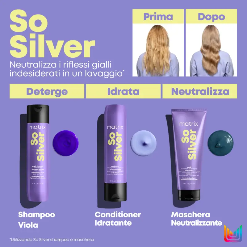 Total Results So Silver Purple Shampoo - Shampoo capelli colorati, Capelli colorati miniatura 4
