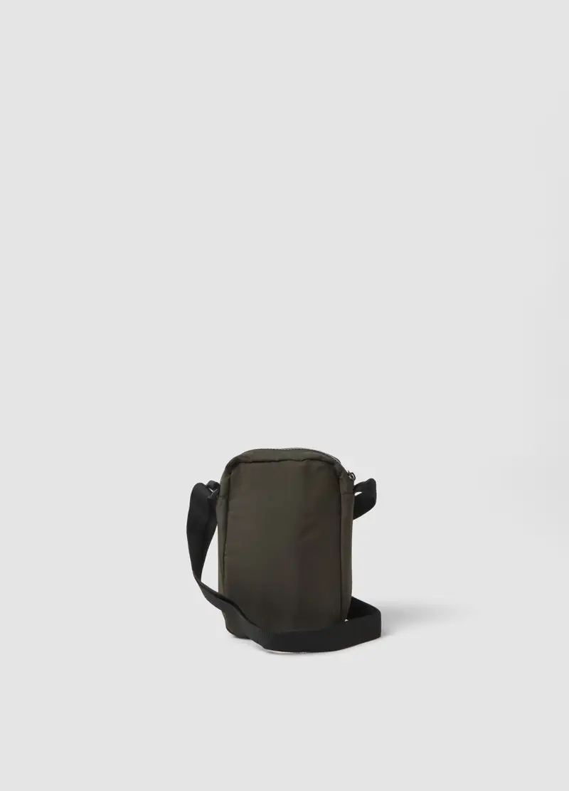 Borsetta A Tracolla Verde Con Chiusura A Zip E Tracolla Regolabile, Uomo, Verde miniatura 2