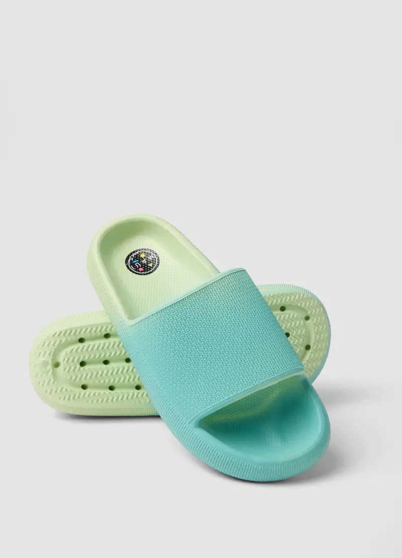 Ciabatte Verdi Con Effetto Sfumato, Uomo, Verde miniatura 2