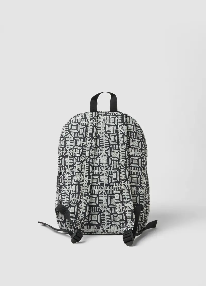 Zaino Multicolor Con Fantasia Geometrica, Uomo, Multicolor miniatura 2