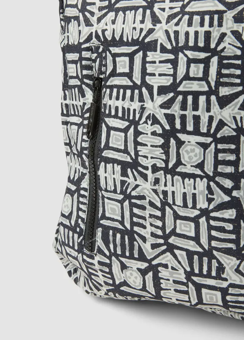 Zaino Multicolor Con Fantasia Geometrica, Uomo, Multicolor miniatura 3