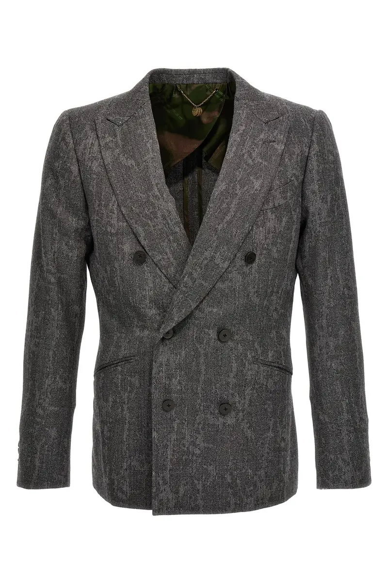 Blazer Doppiopetto Grigio