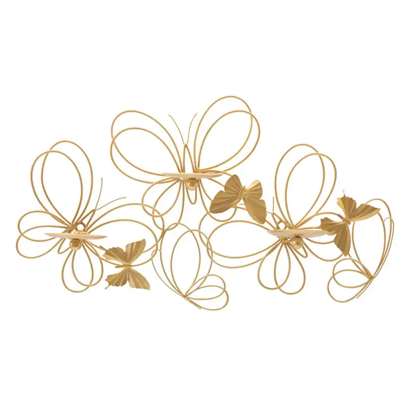 Candelabro da parete Mauro Ferretti Farfalle