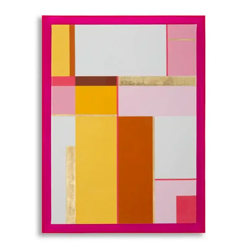 Decorazione murale con stampa su stella incorniciata Mauro Ferretti Laccatto Acrylic