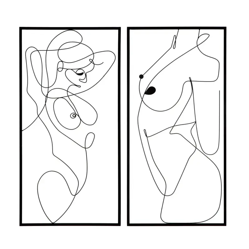 Decorazione murale Mauro Ferretti Body Simply Coppia (x2)