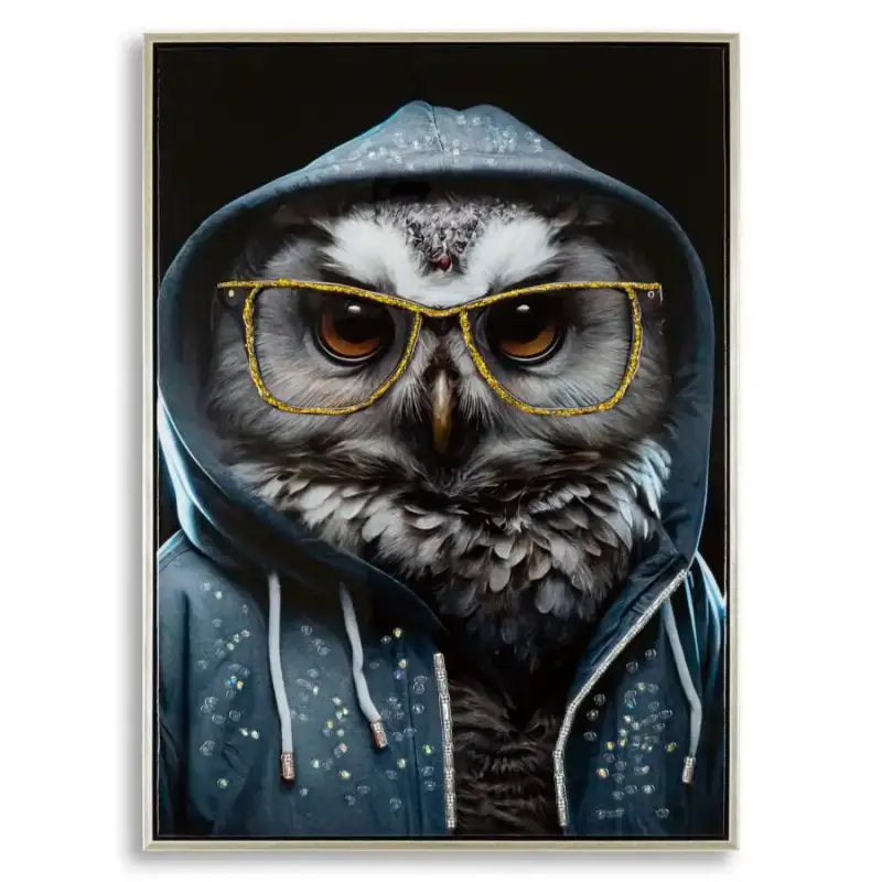 Decorazione murale pittura su tela con cornice Mauro Ferretti Laccato Edvy