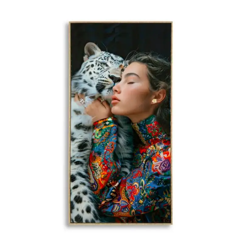 Decorazione murale pittura su tela con cornice Mauro Ferretti Laccato Moira A