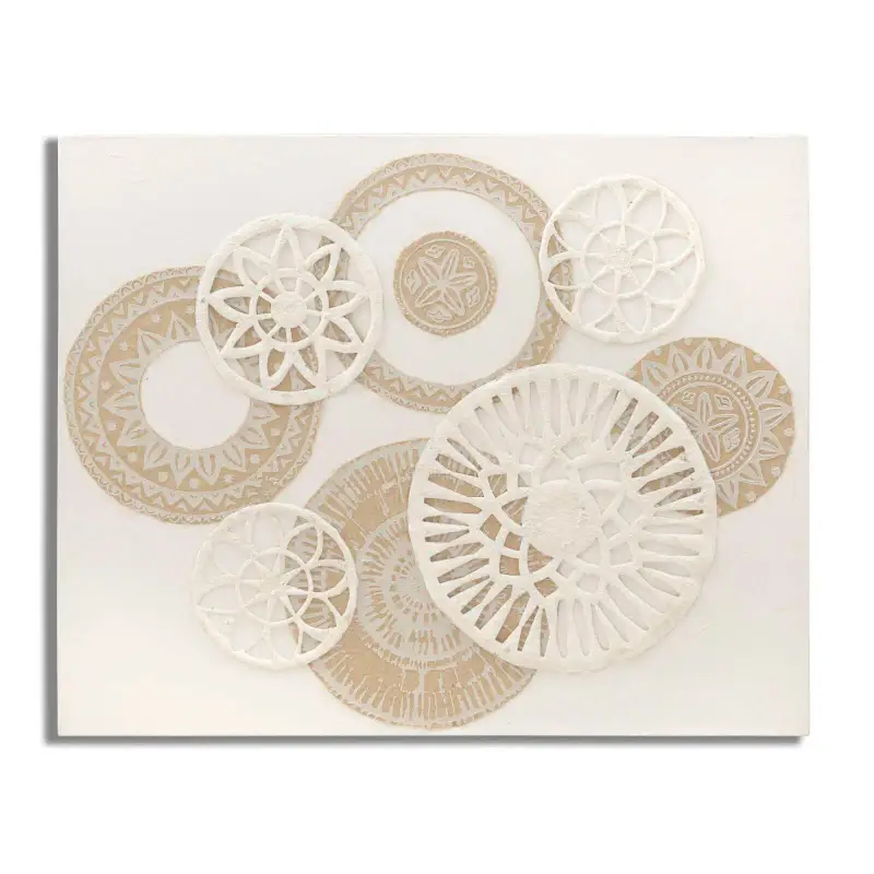 Decorazione murale pittura su tela di ghiaccio Mauro Ferretti