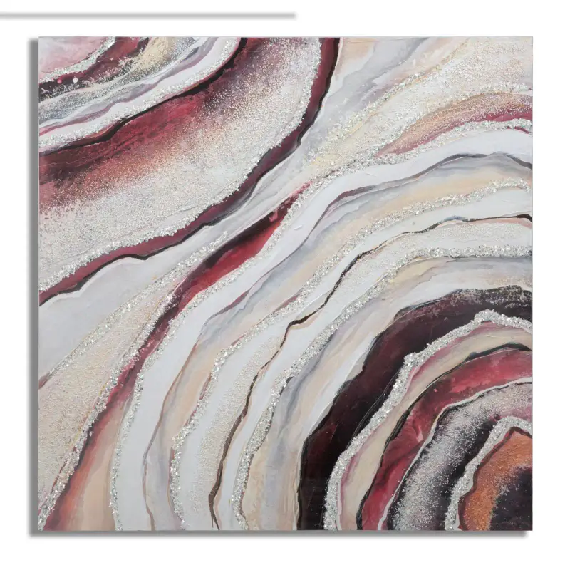 Decorazione murale pittura su tela Mauro Ferretti