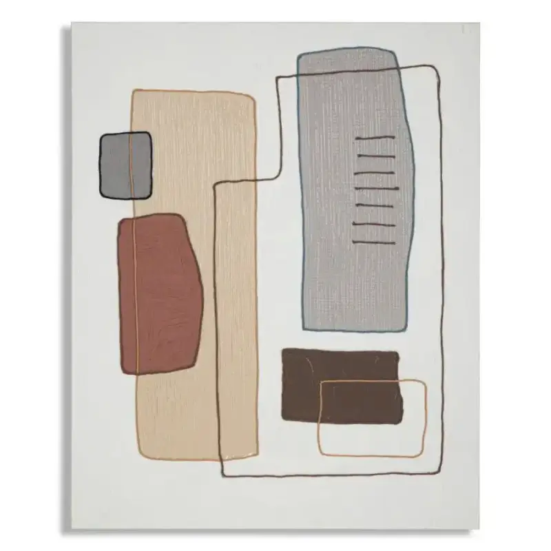 Decorazione murale pittura su tela Mauro Ferretti Paint B