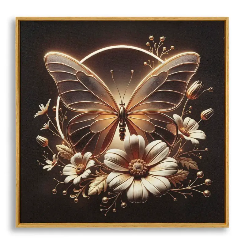 Quadro decorativo da parete con led Mauro Ferretti Butterfly