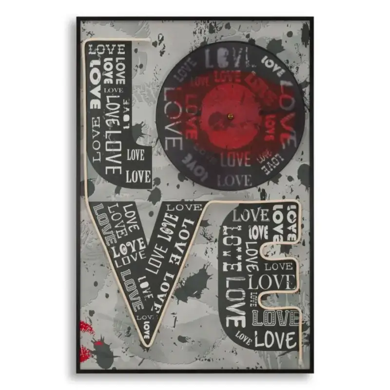 Quadro decorativo da parete con led Mauro Ferretti Love