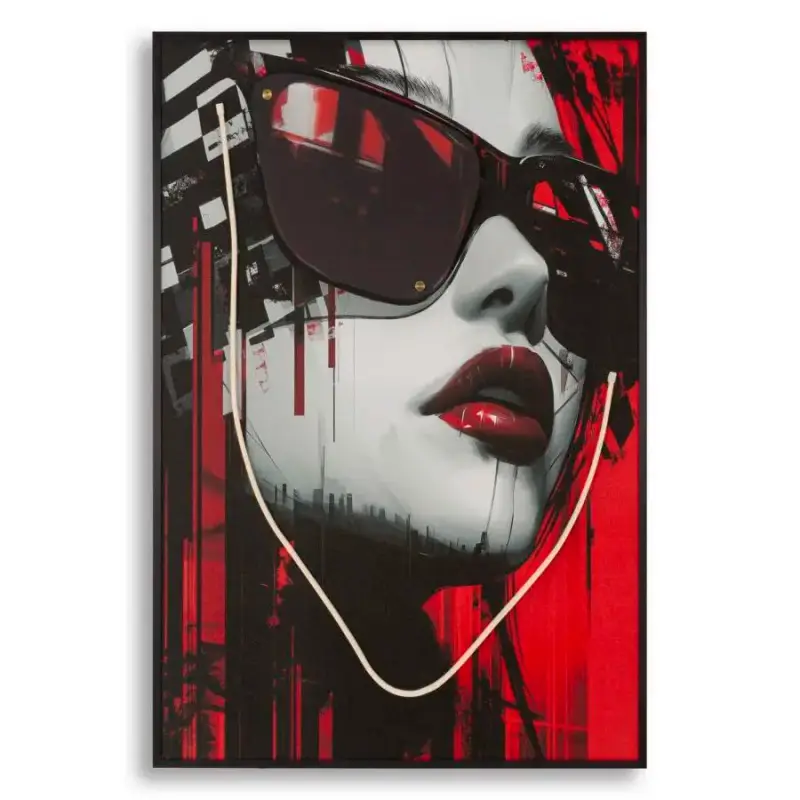 Quadro decorativo da parete con led Mauro Ferretti Psyco A