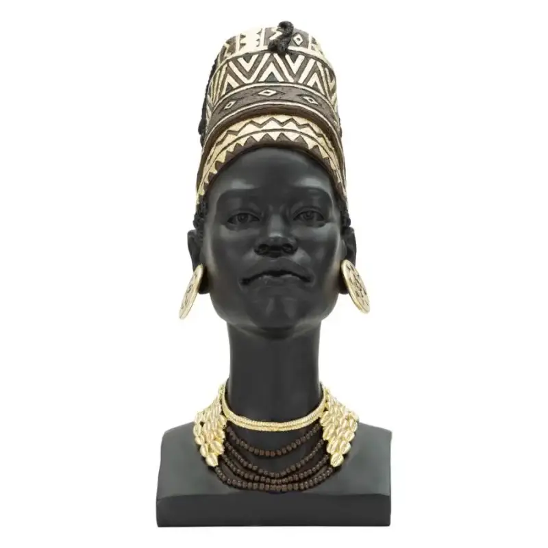 Statuetta decorativa Mauro Ferretti Donna Masai Turbante