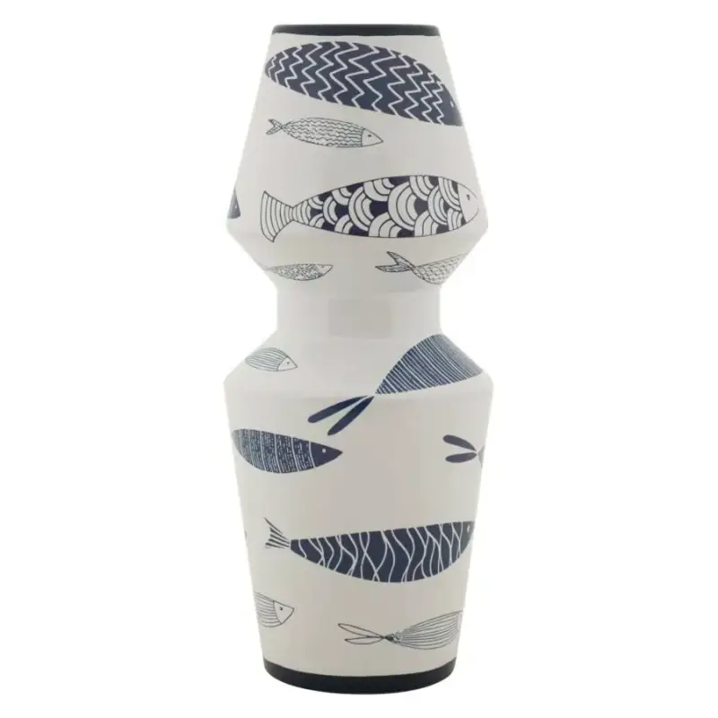 Vaso Mauro Ferretti Ceramica Fish Double