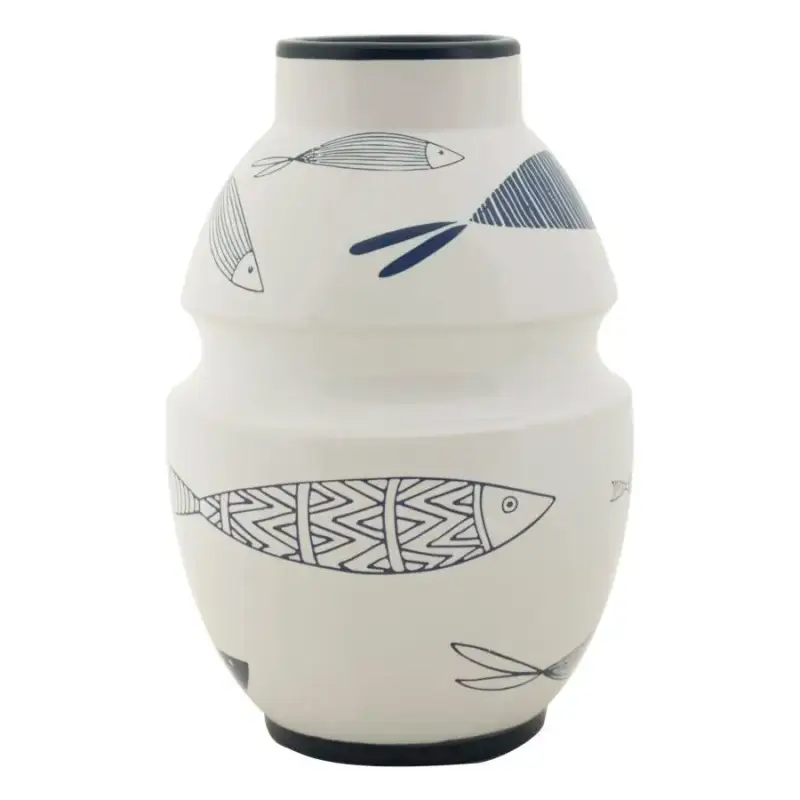 Vaso Mauro Ferretti Ceramica Fish