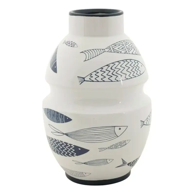 Vaso Mauro Ferretti Ceramica Fish