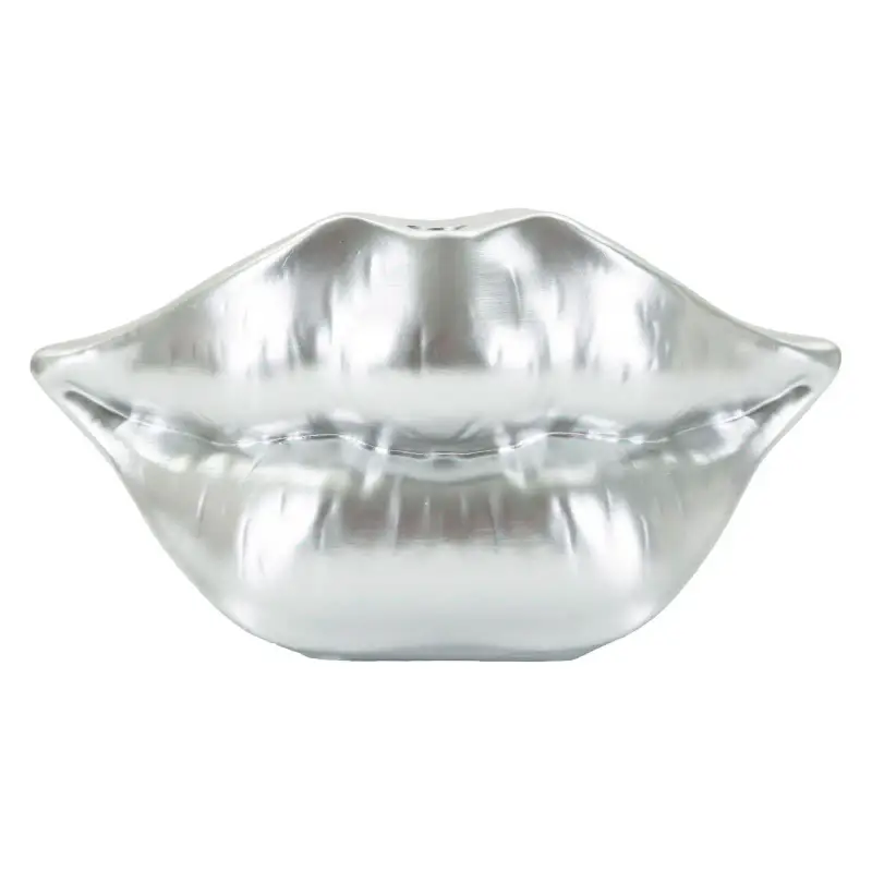 Vaso Mauro Ferretti Mouth Lip Silver