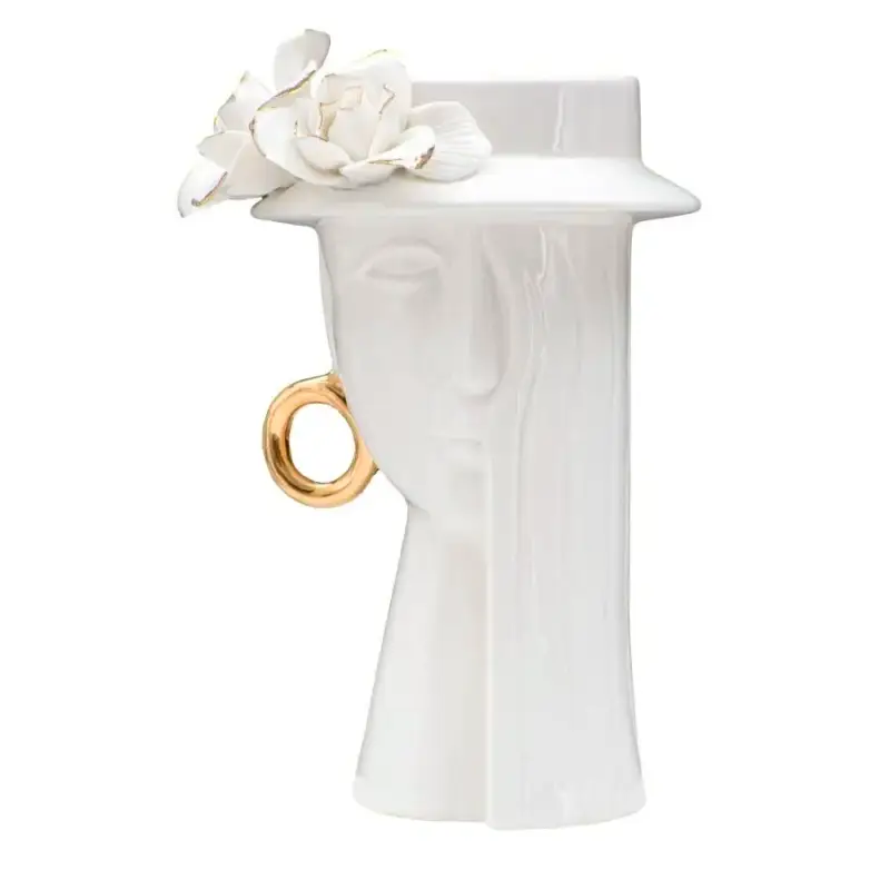 Vaso Mauro Ferretti Woman Elegant Porcellana