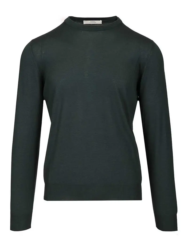 Maglione a collo dell equipaggio Verde