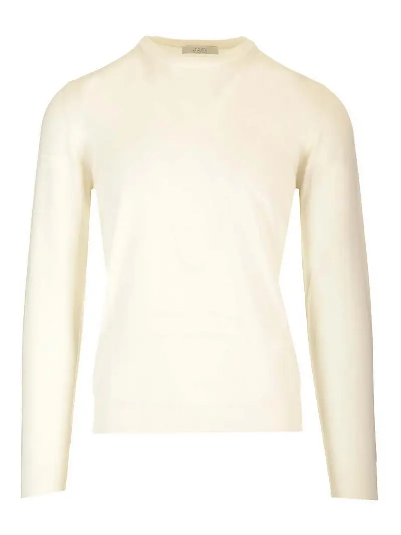Maglione da equitazione in lana di desideri Bianco