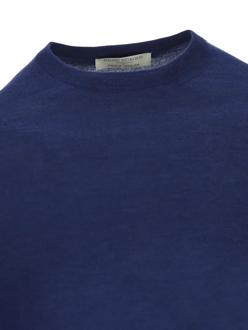 Maglione In Cashmere BLU miniatura 2