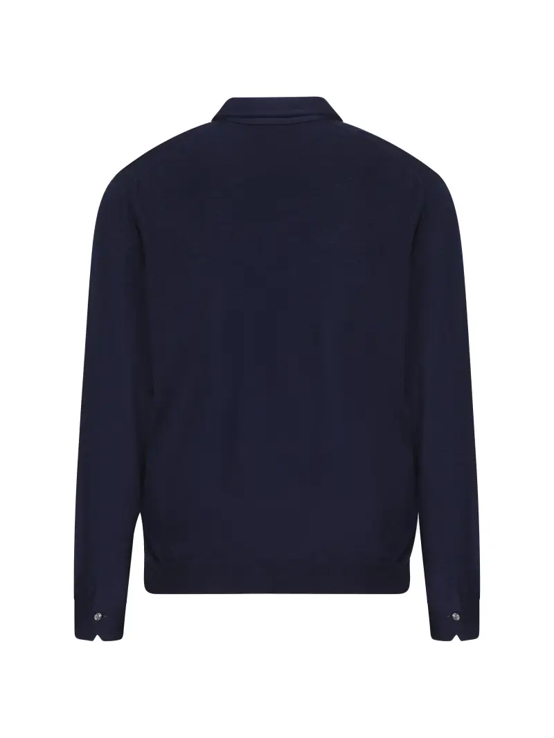 Polo In Lana BLU miniatura 2