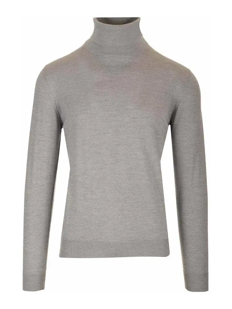 Wish Turtleneck Wool Grigio