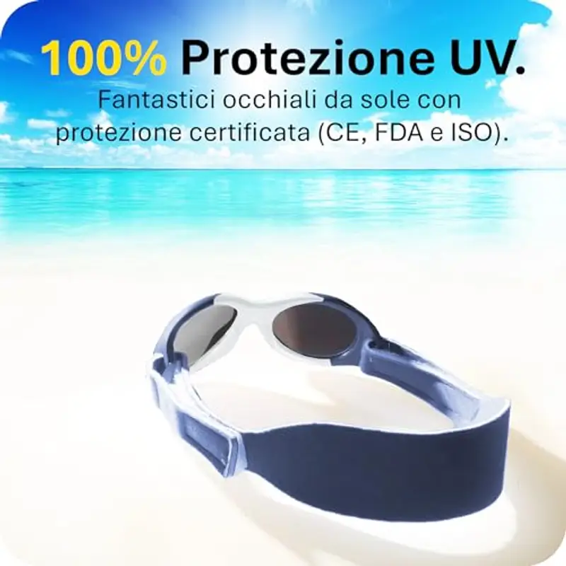 Mausito Occhiali da sole Neonato Blu 1598570 miniatura 3