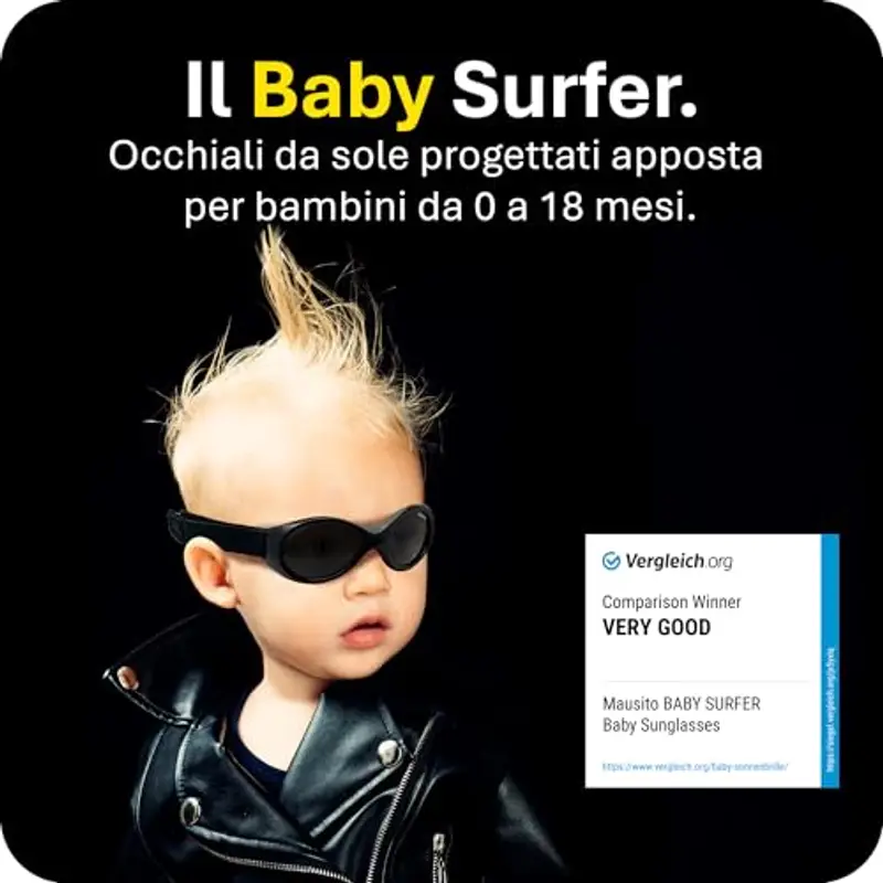 Mausito Occhiali da sole Neonato Nero 1598568 miniatura 2