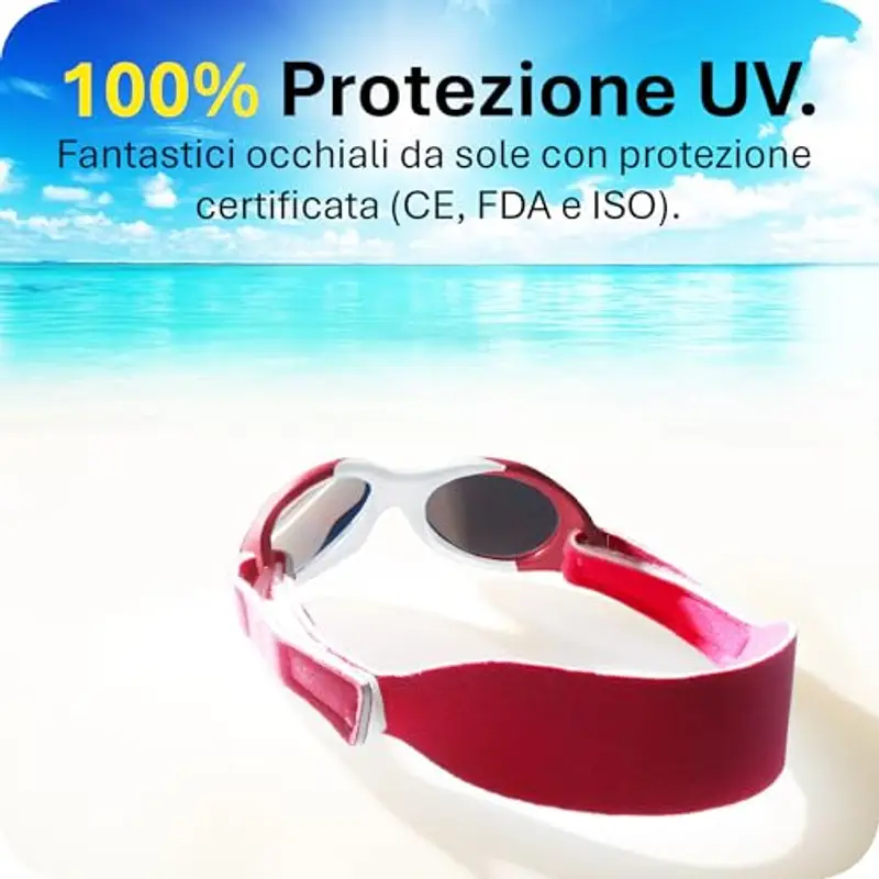 Mausito Occhiali da sole Neonato Fucsia 1598573 miniatura 3