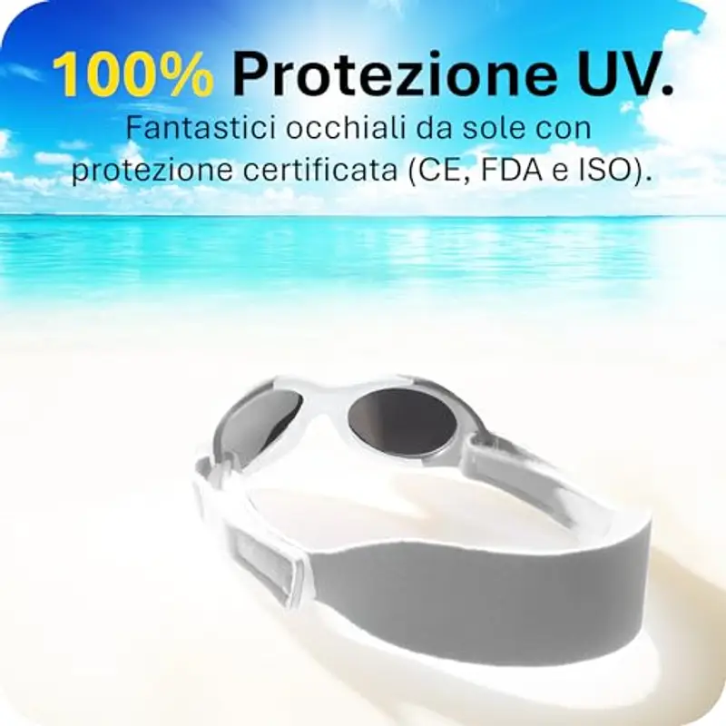 Mausito Occhiali da sole Neonato Grigio 1598571 miniatura 3