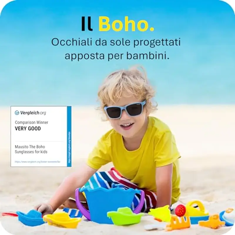 Mausito Occhiali da sole Bambino Azzurro 2459563 miniatura 2