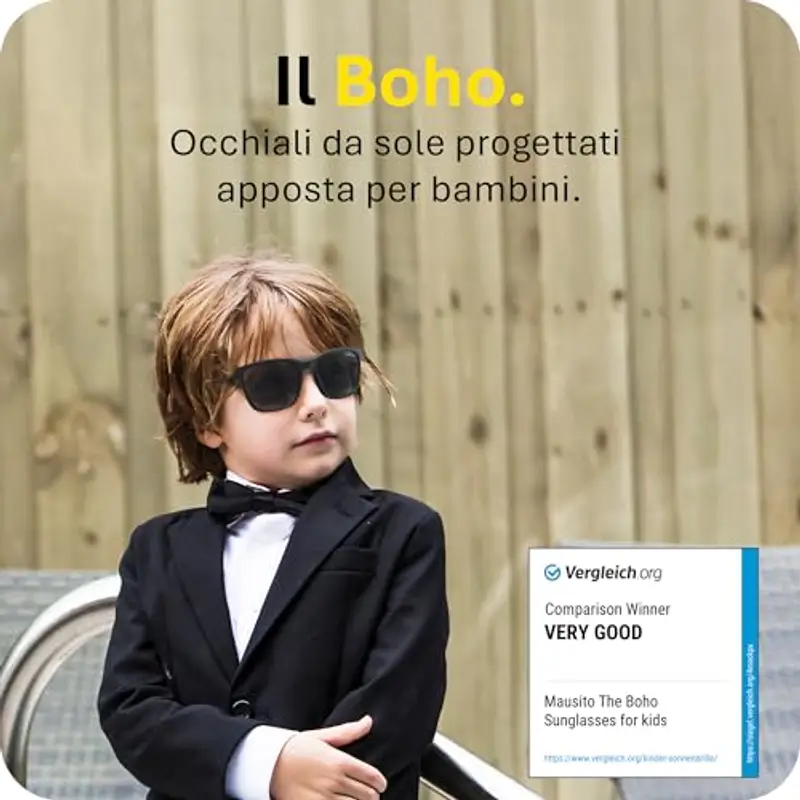 Mausito Occhiali da sole Bambino Nero 1986984 miniatura 2