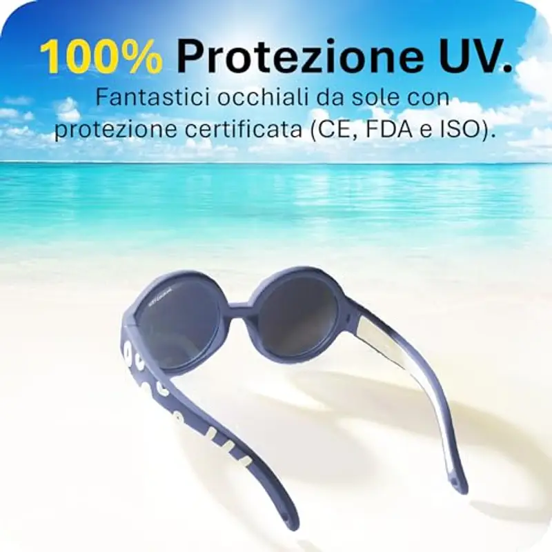 Mausito Occhiali da sole Bambino Blu 1280480 miniatura 3