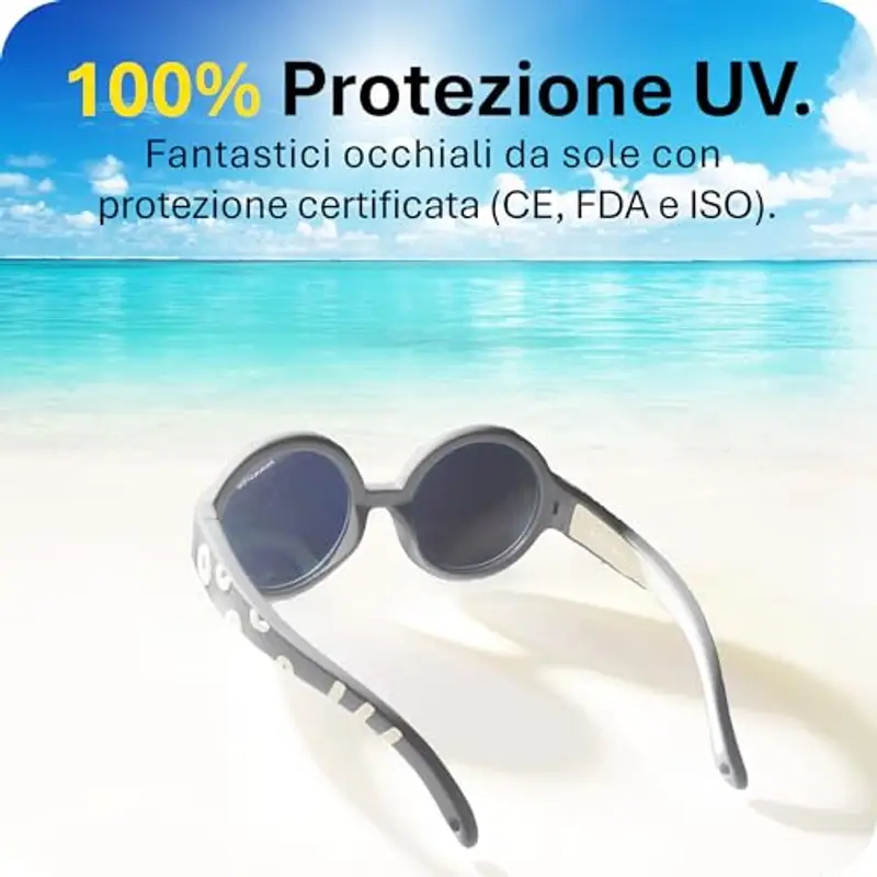 Mausito Occhiali da sole Bambino Grigio 1915171 miniatura 3